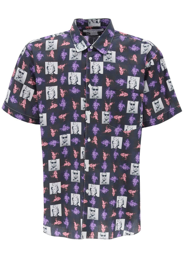 Comme Des Garcons Shirt short-sleeved shirt with andy warhol print