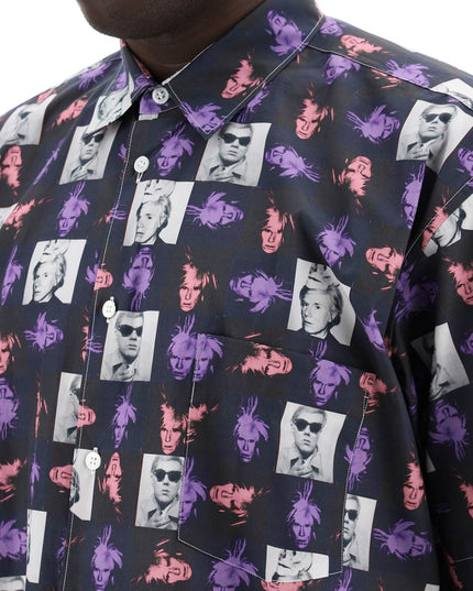 Comme Des Garcons Shirt short-sleeved shirt with andy warhol print