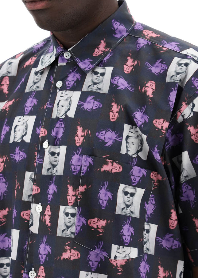 Comme Des Garcons Shirt short-sleeved shirt with andy warhol print