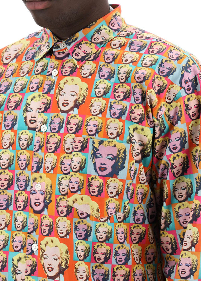 Comme Des Garcons Shirt marilyn monroe printed shirt