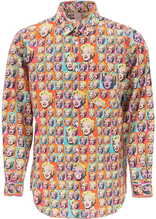 Comme Des Garcons Shirt marilyn monroe printed shirt