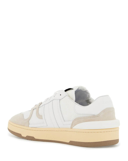 Lanvin "mesh and leather clay sneakers with