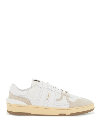 Lanvin "mesh and leather clay sneakers with