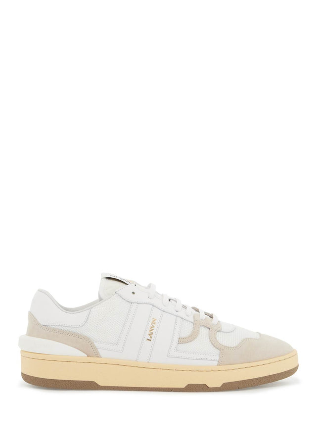 Lanvin "mesh and leather clay sneakers with