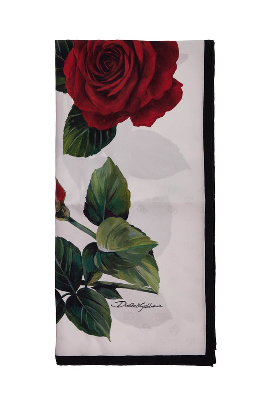 Dolce & Gabbana silk twill jacquard scarf