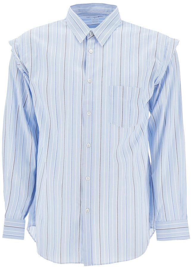 Comme Des Garcons Shirt striped shirt with pocket