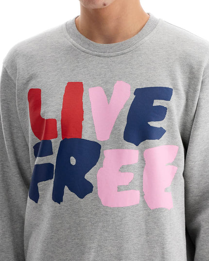 Comme Des Garcons Shirt live free hooded sweat