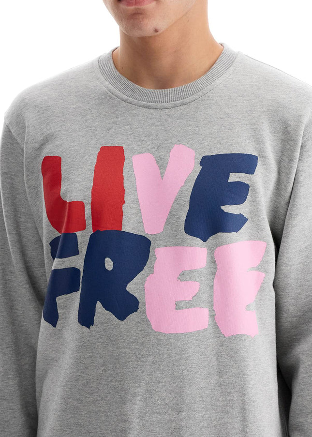 Comme Des Garcons Shirt live free hooded sweat