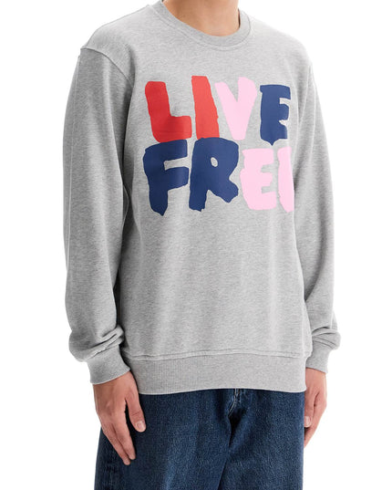 Comme Des Garcons Shirt live free hooded sweat