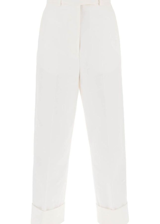 Thom Browne cropped wide leg jeans