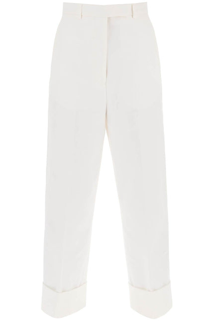 Thom Browne cropped wide leg jeans