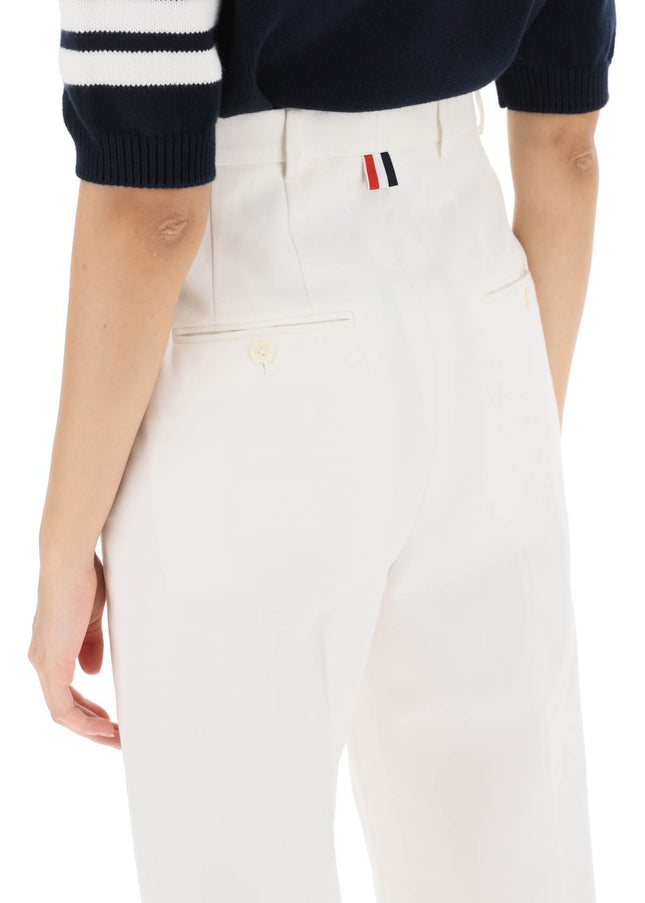 Thom Browne cropped wide leg jeans