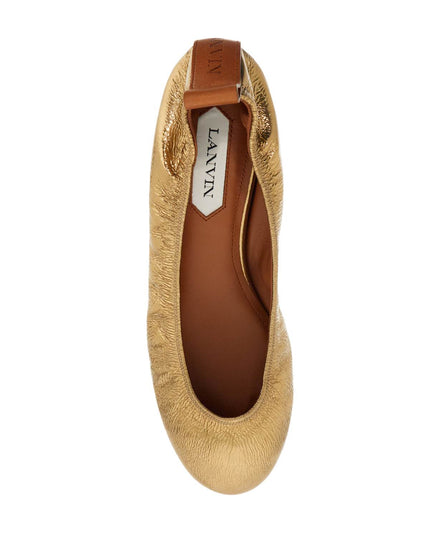 Lanvin laminate ballet