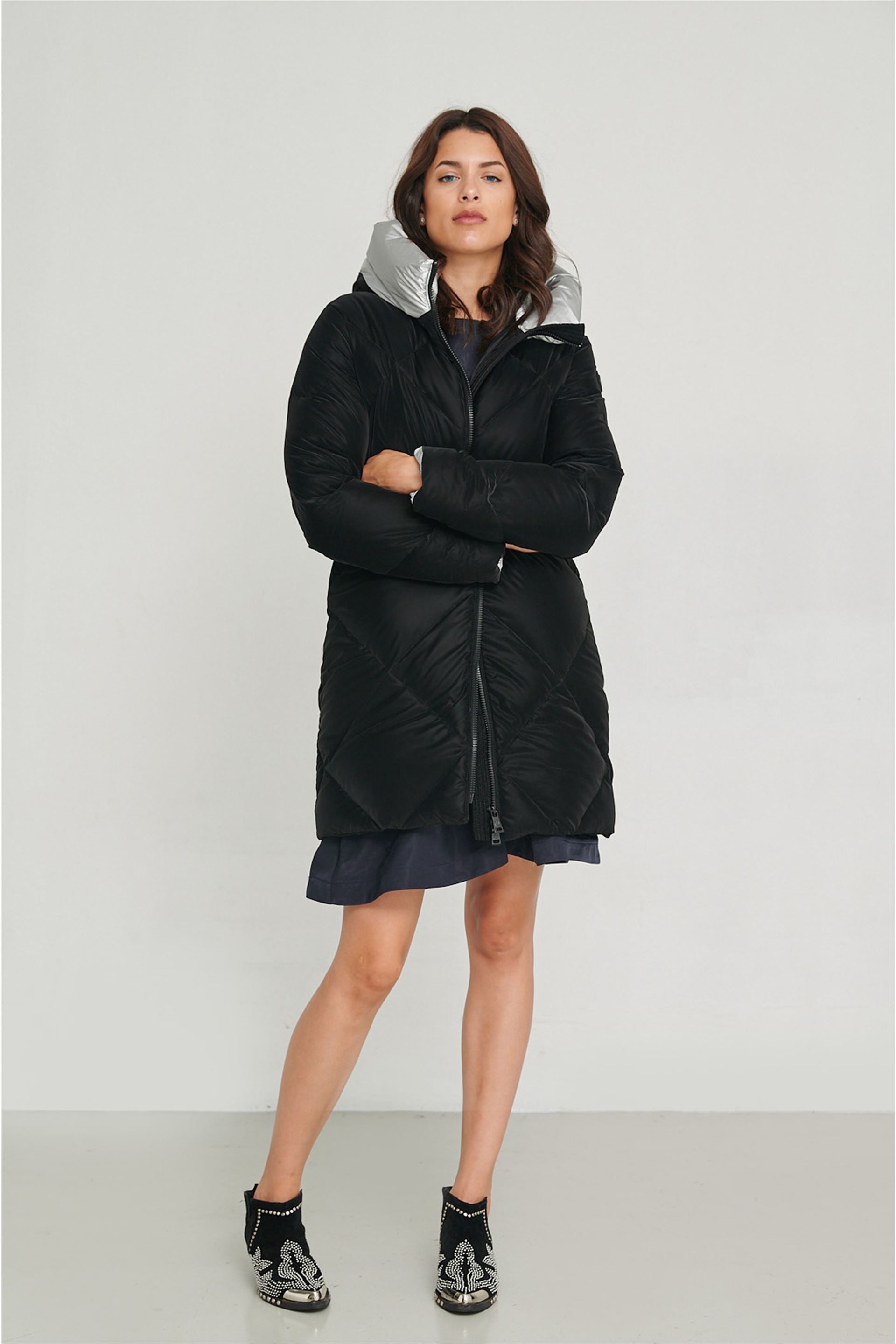 Henry Arroway Lucia Women Puffer Jacket-Clothing - Women-Henry Arroway-Urbanheer