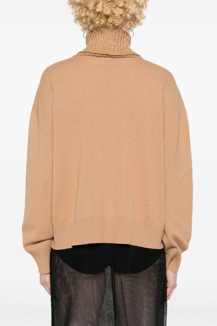 Fabiana Filippi Sweaters Camel