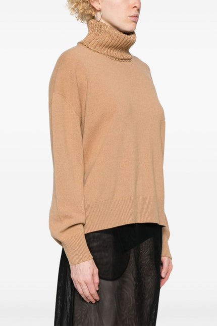 Fabiana Filippi Sweaters Camel