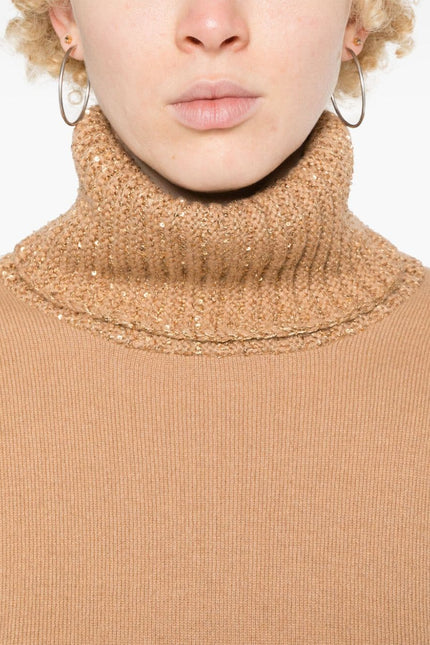 Fabiana Filippi Sweaters Camel