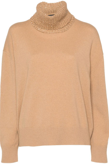 Fabiana Filippi Sweaters Camel