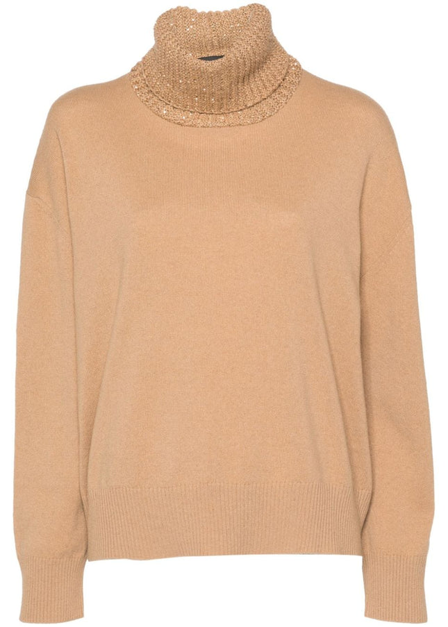 Fabiana Filippi Sweaters Camel