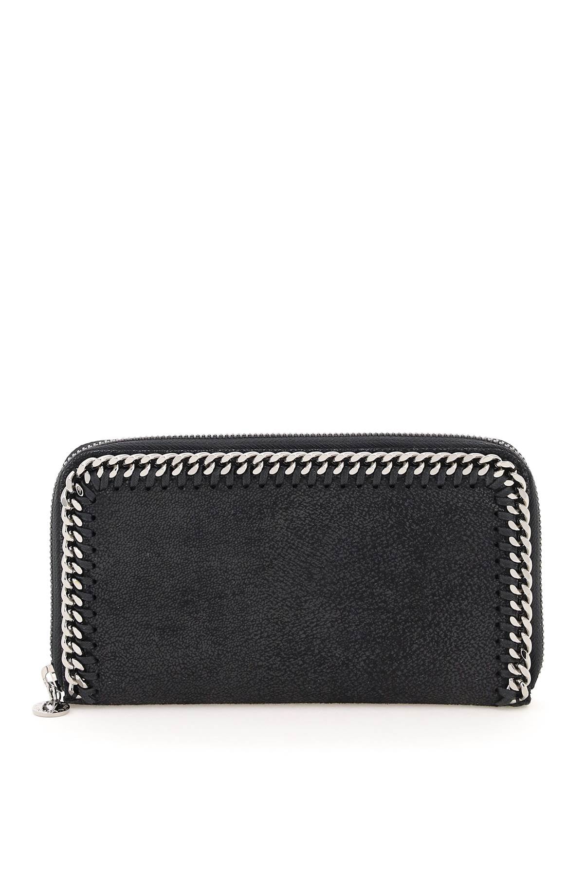 Falabella Zip-Around Wallet-women > accessories > wallets and small leather goods > wallets-Stella McCartney-os-Nero-Urbanheer