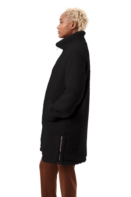 Faux Sherpa Topper Black