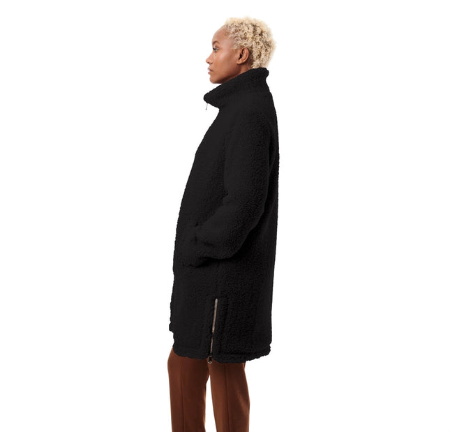 Faux Sherpa Topper Black