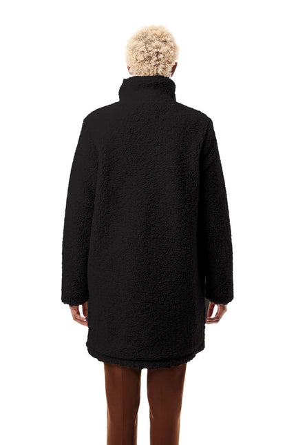 Faux Sherpa Topper Black