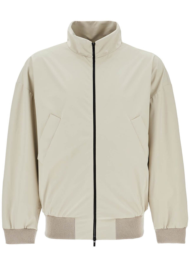 Fear Of God beige nylon and polyester jacket with high collar and zip