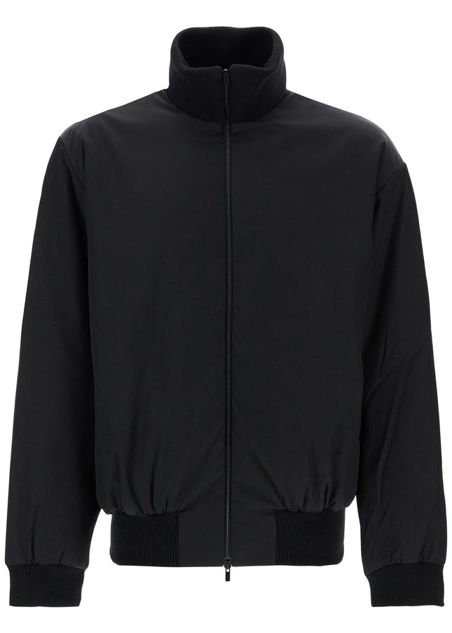 Fear Of God black nylon bomber with high collar