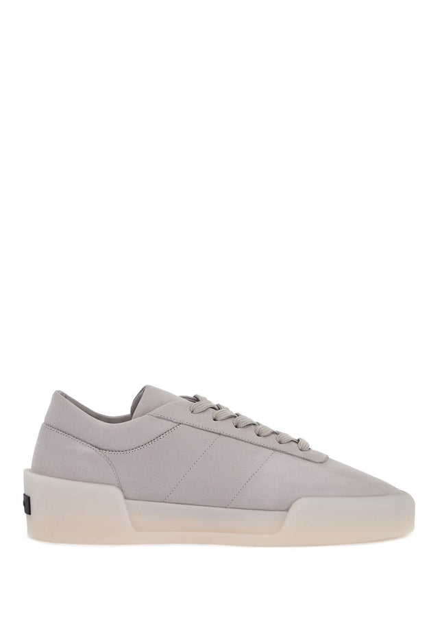 Fear Of God low top sneakers aerobic light gray leather with velcro closure