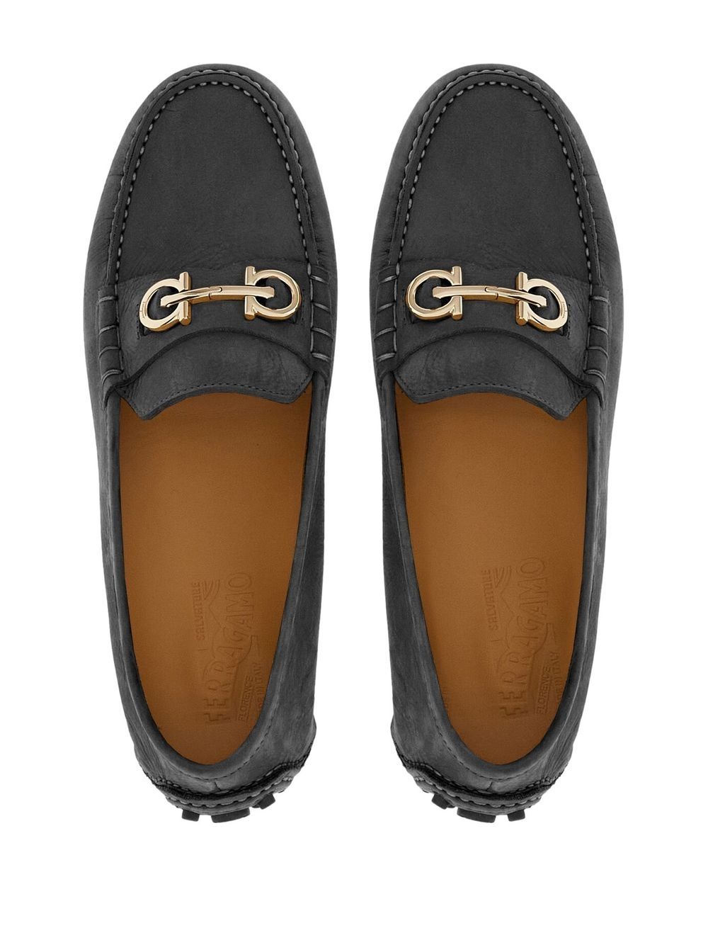 Ferragamo Flat Shoes Brown-women > shoes > moccasins-Ferragamo-Urbanheer