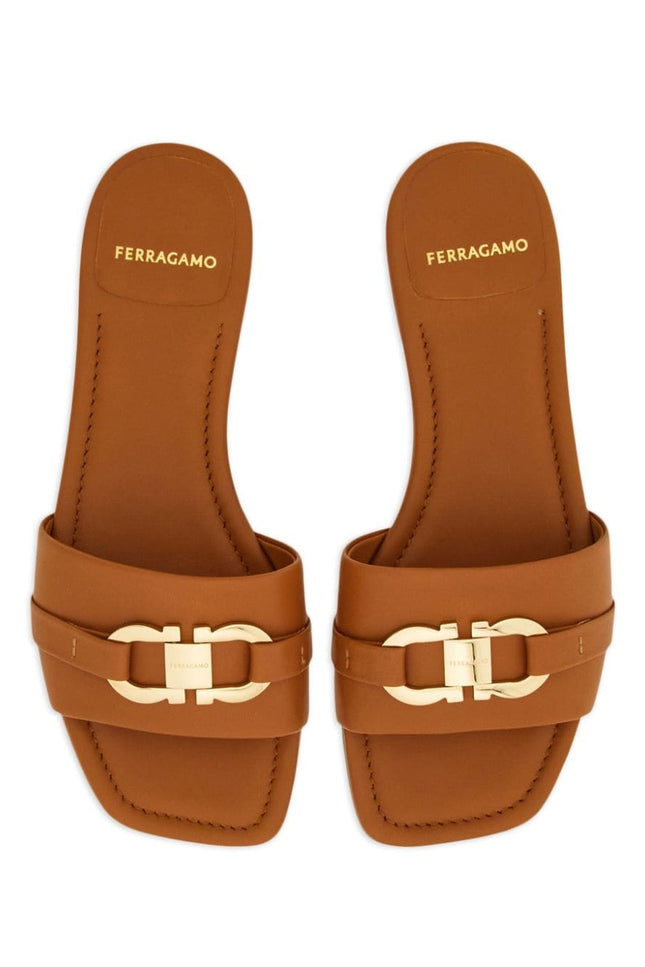 Ferragamo Sandals Leather Brown