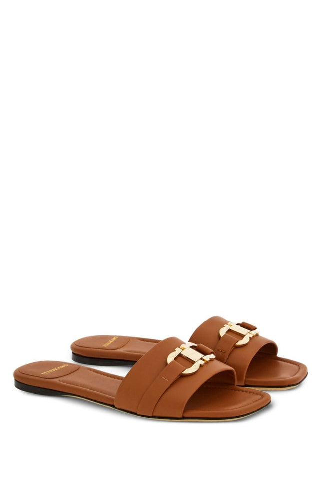 Ferragamo Sandals Leather Brown