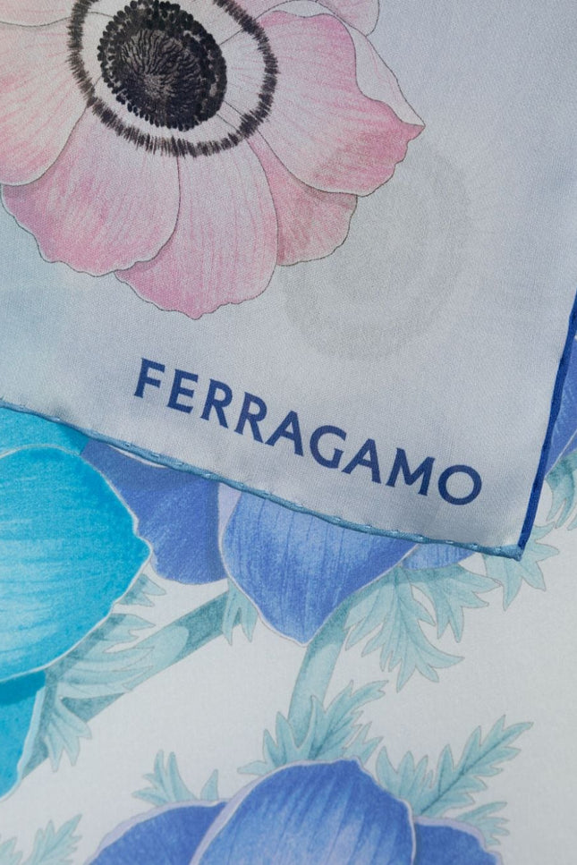 Ferragamo Scarfs Clear Blue