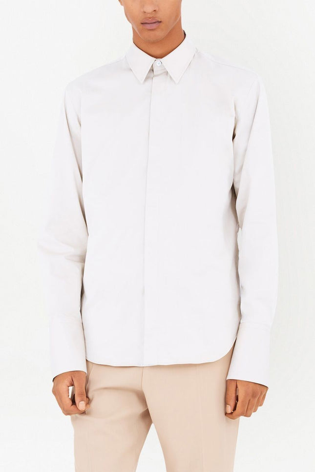 Ferragamo Shirts White-men > clothing > shirts-Ferragamo-Urbanheer