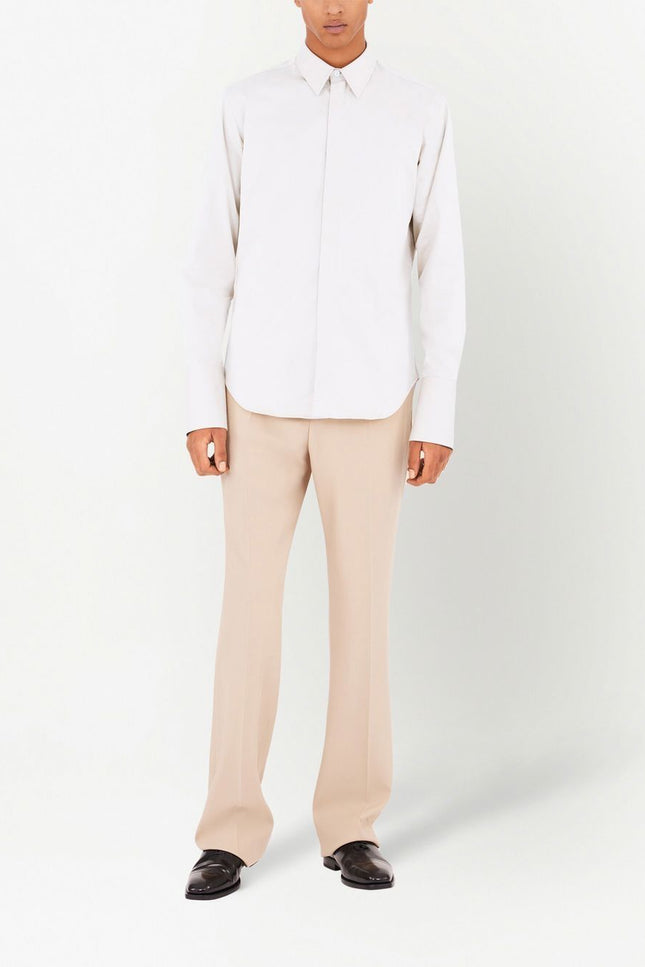 Ferragamo Shirts White-men > clothing > shirts-Ferragamo-Urbanheer