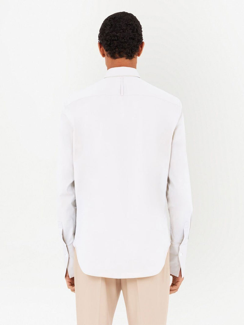 Ferragamo Shirts White-men > clothing > shirts-Ferragamo-Urbanheer