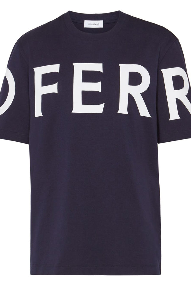 Ferragamo T-Shirts And Polos Blue