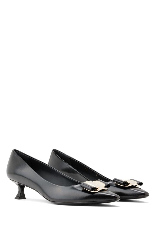 Ferragamo With Heel Black