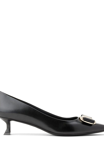 Ferragamo With Heel Black