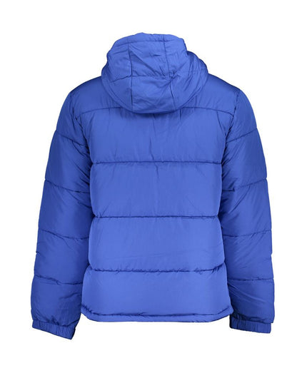 Fila Chic Blue Hooded Jacket with Sleek Print