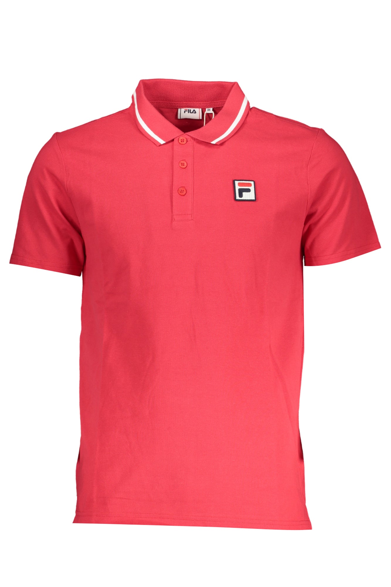 FILA MEN'S RED SHORT SLEEVED POLO SHIRT-0