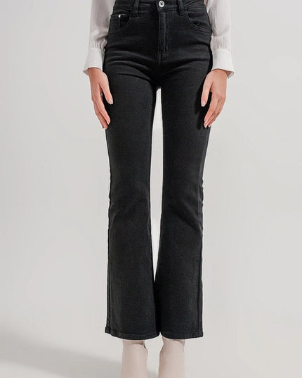 Flared Jeans In Black