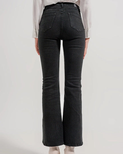 Flared Jeans In Black