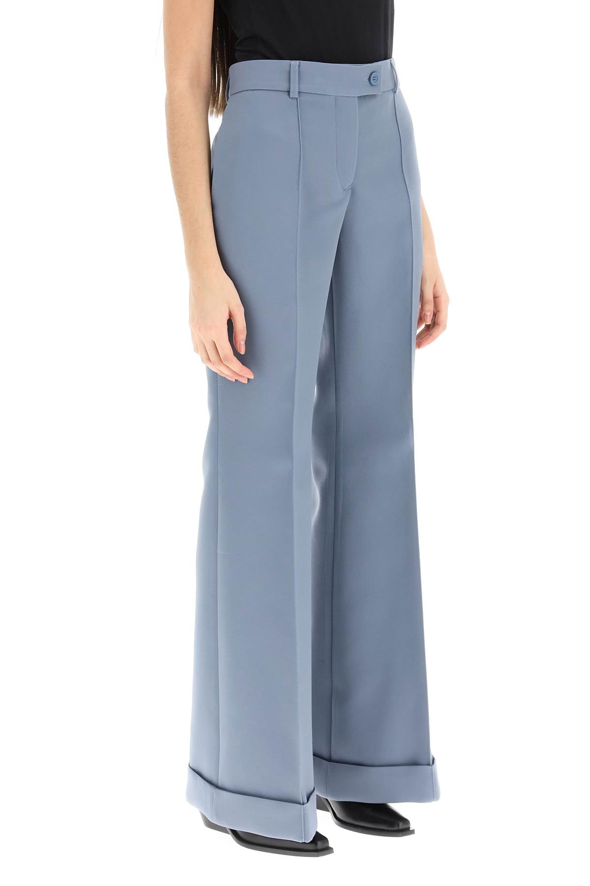 Flared Tailored Pants-women > clothing > trousers-Acne Studios-36-Celeste-Urbanheer