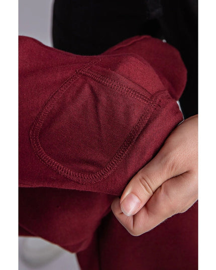 Fleece French Terry Sweatpant Burgundy