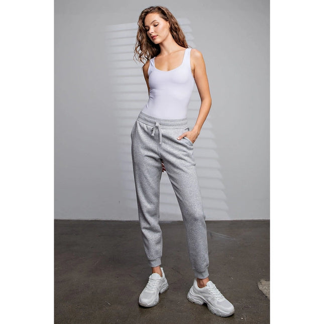 Fleece French Terry Sweatpant Heather Grey