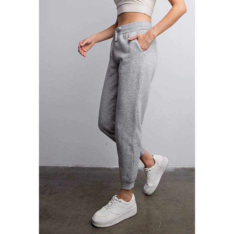 Fleece French Terry Sweatpant Heather Grey