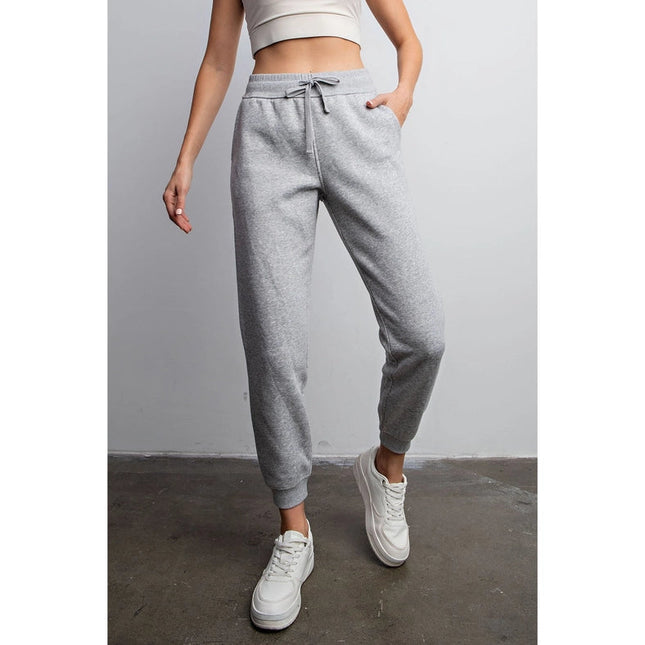 Fleece French Terry Sweatpant Heather Grey