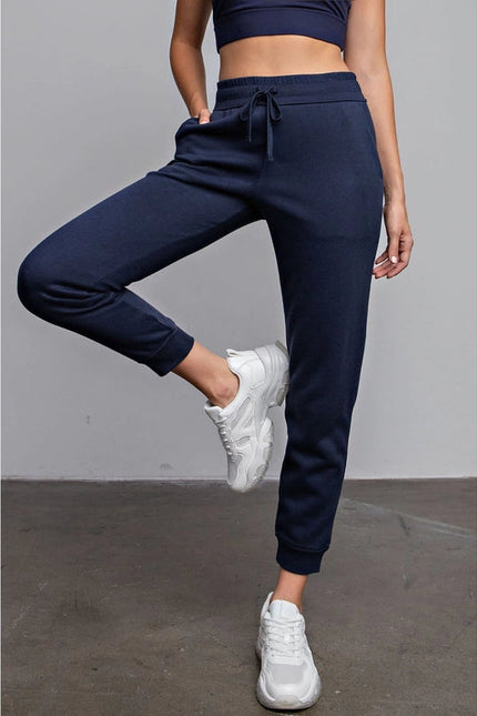 Fleece French Terry Sweatpant Navy